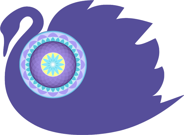 Sacred Purple Swan